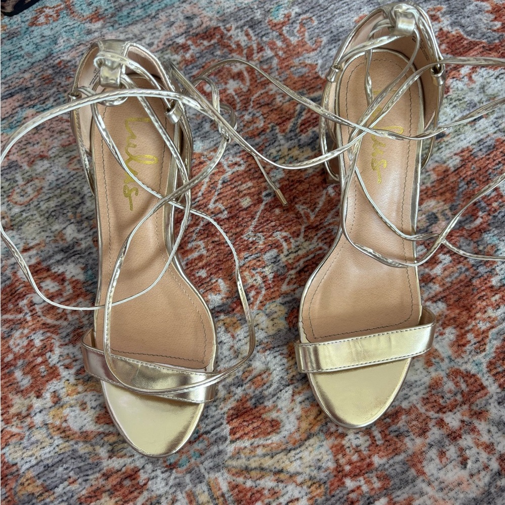 Elegant Silver Strappy Sandals